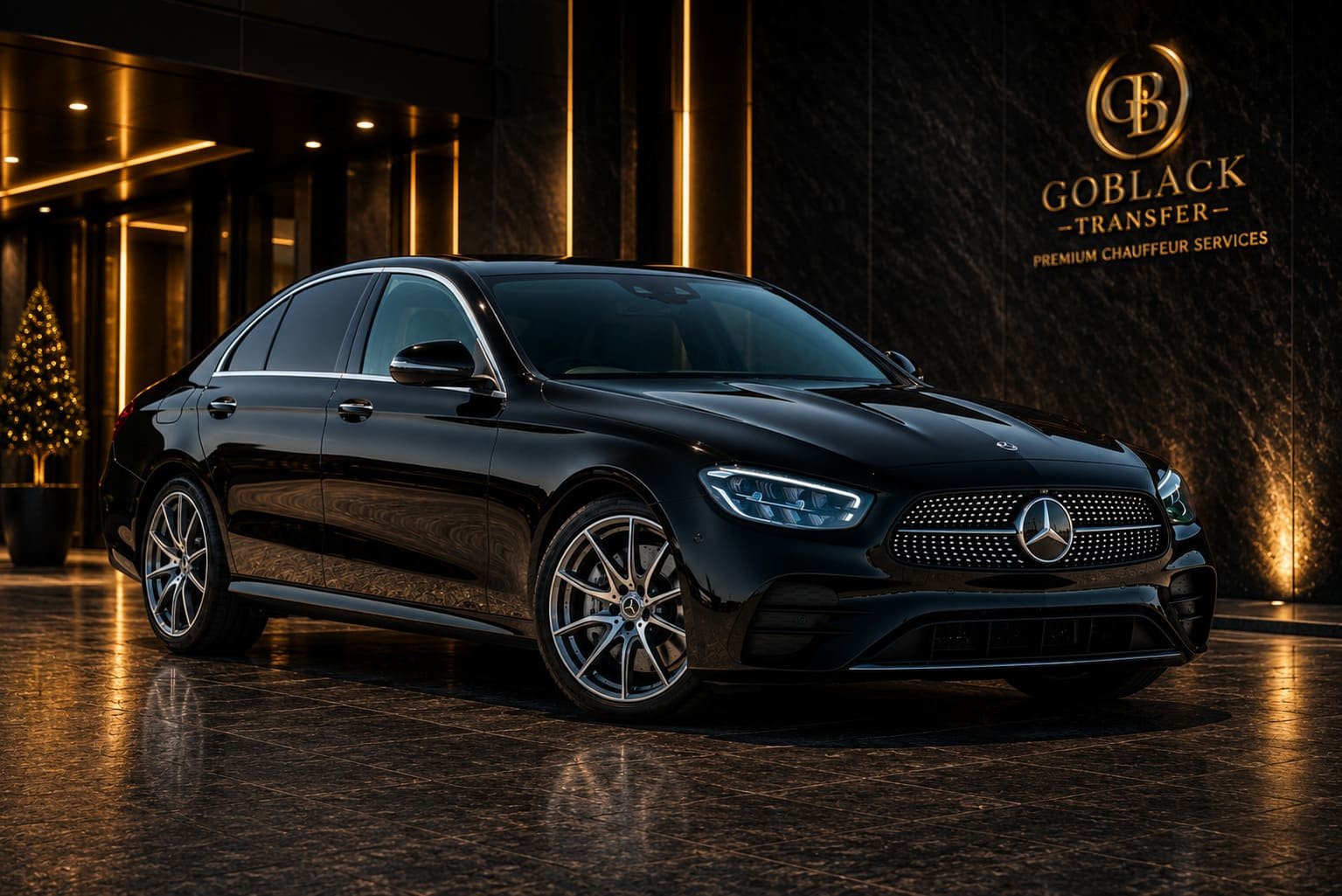 Rotorua Airport Transfer with GoBlack Transfer premium vehicle