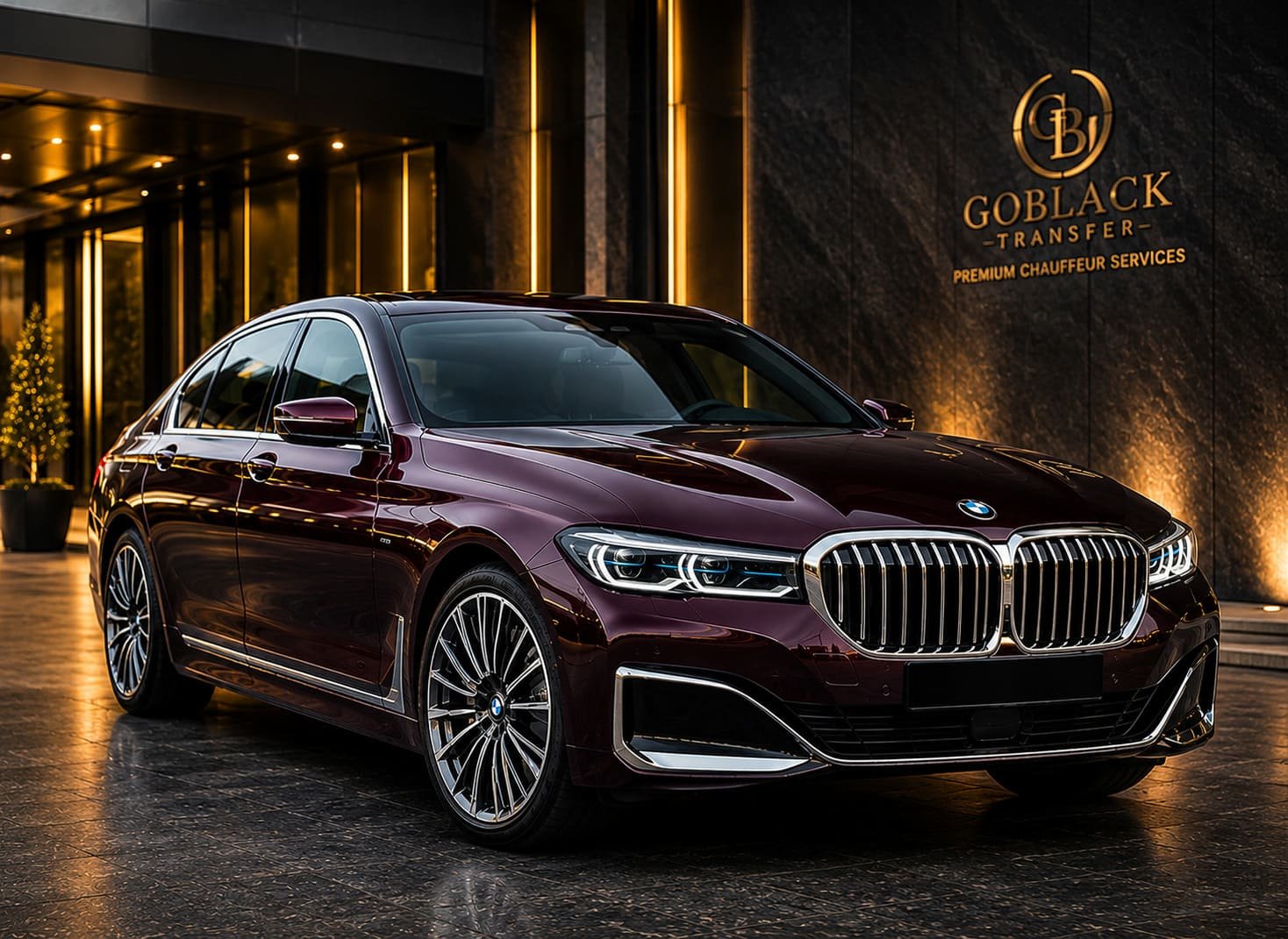 Hamilton Chauffeur Service with GoBlack Transfer premium vehicle